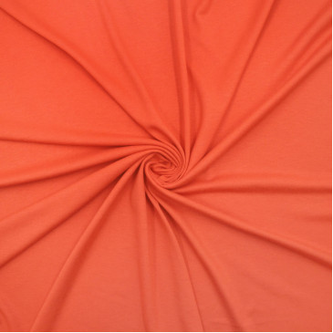Трикотажное полотно оранжевого цвета