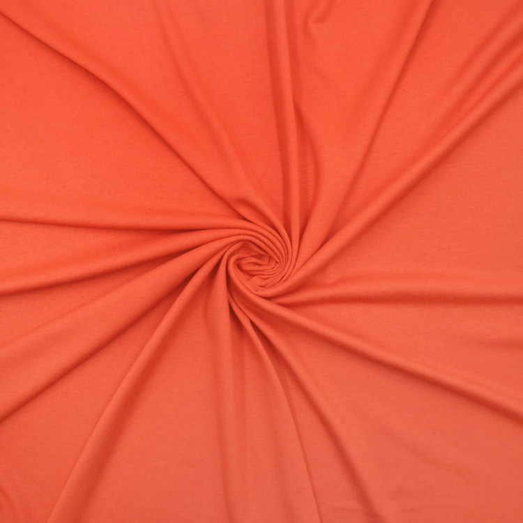 Трикотажное полотно оранжевого цвета Трикотажное полотно оранжевого цвета