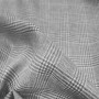 Костюмная ткань светло-серая в клетку
