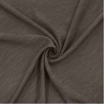 Ткань вискоза жаккардовая цвета темного шоколада