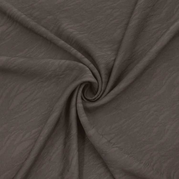 Ткань вискоза жаккардовая цвета темного шоколада Ткань вискоза жаккардовая цвета темного шоколада