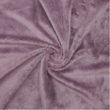 Мех искусственный брусничный