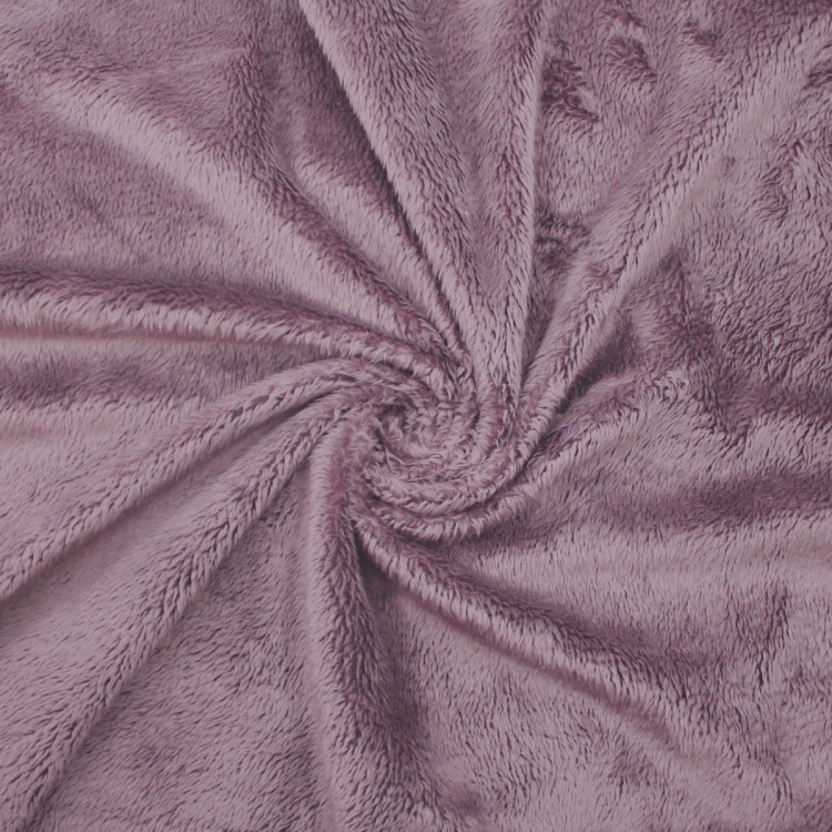 Мех искусственный брусничный