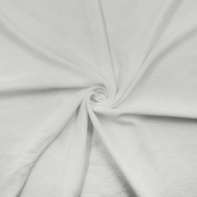 Жаккардовая белая ткань Жаккардовая белая ткань