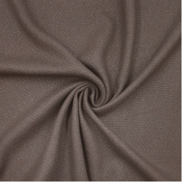 Костюмная ткань коричневая с люрексом