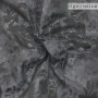 Жаккардовая ткань серого цвета с цветочным узором
