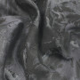 Жаккардовая ткань серого цвета с цветочным узором