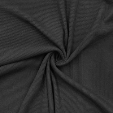 Трикотажная черная ткань