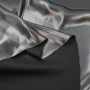 Искусственный шелк черный/серебристый цвет Искусственный шелк черный/серебристый цвет