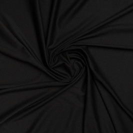 Костюмная ткань черного цвета из поливискозы