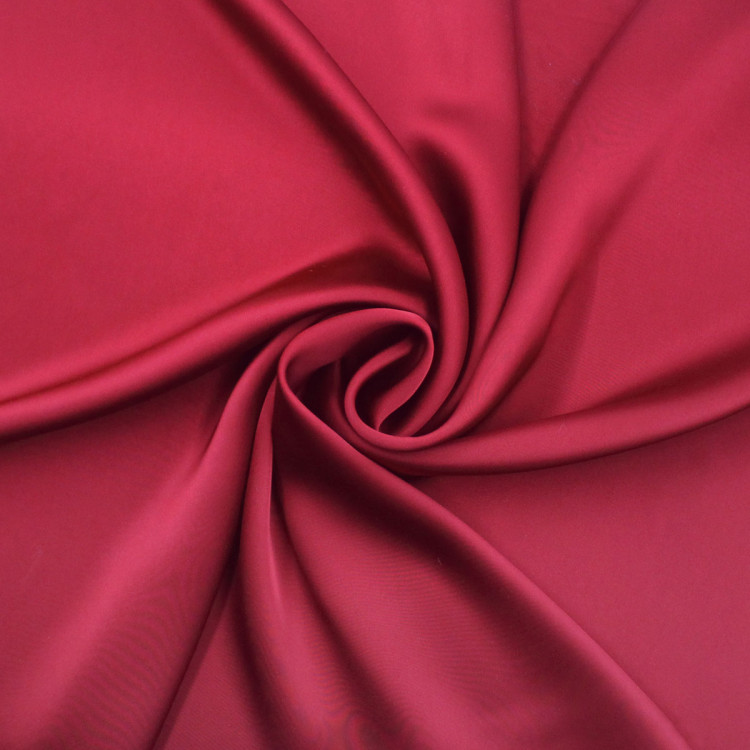 Атласная ткань бордовая