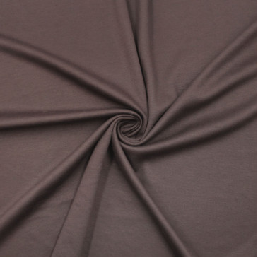 Трикотажная ткань темно-коричневая