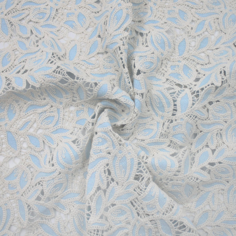 Макраме ткань голубая Макраме ткань голубая