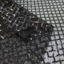 Сетка черная с пайетками Сетка черная с пайетками