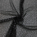 Сетка черная с пайетками