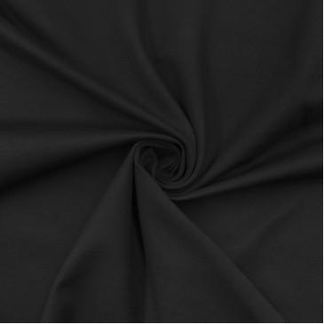 Трикотаж черный Джерси