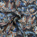 Ткань шифон-крэш с принтом