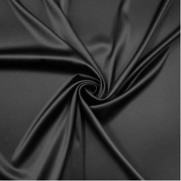 Атласная ткань черная, Турция