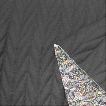 Стеганная ткань двухсторонняя "Пейсли" Стеганная ткань двухсторонняя "Пейсли"