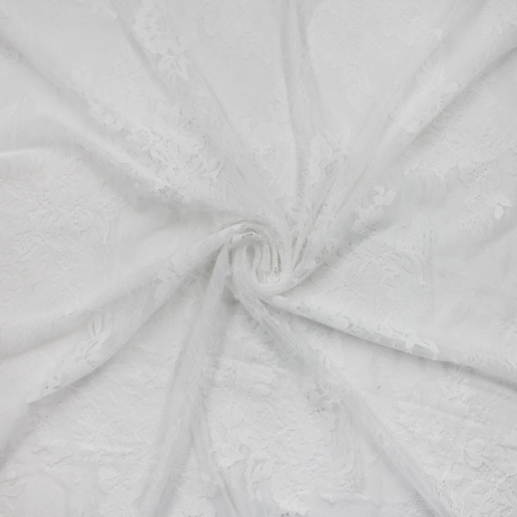 Кружевная ткань белая Кружевная ткань белая