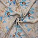 Искусственный шелк в цветы Искусственный шелк в цветы