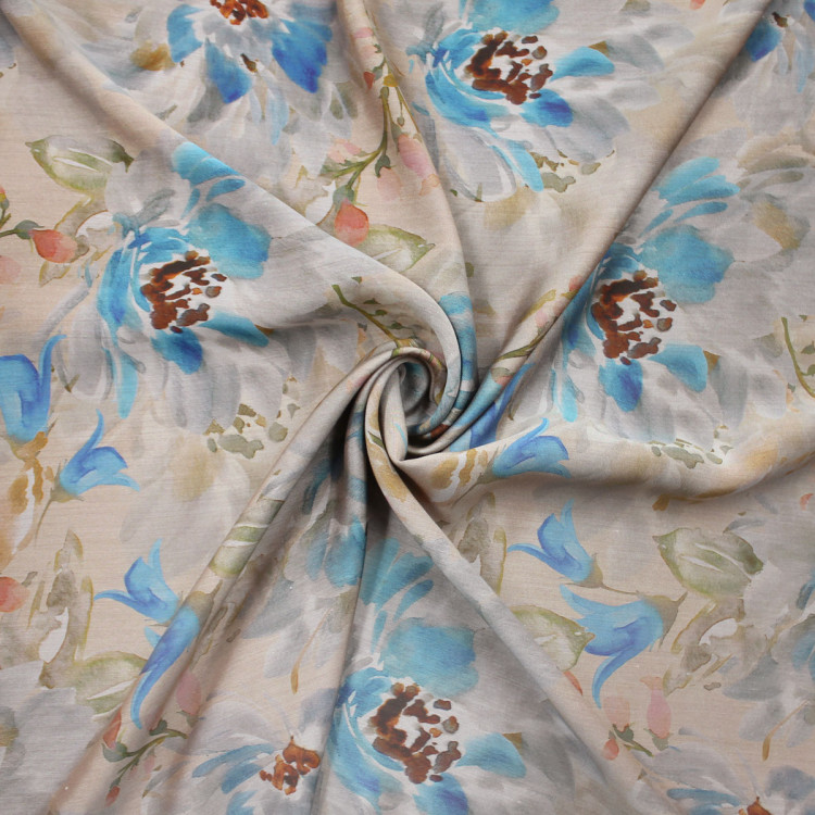 Искусственный шелк в цветы Искусственный шелк в цветы