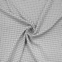 Костюмная ткань с геометрическим черно-белым узором