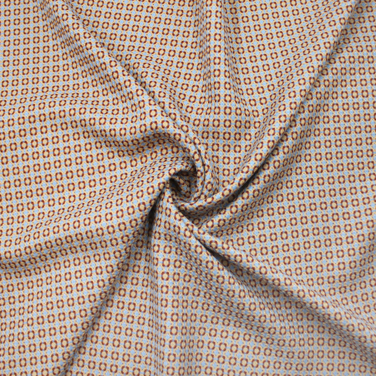 Костюмная ткань с геометрическим узором