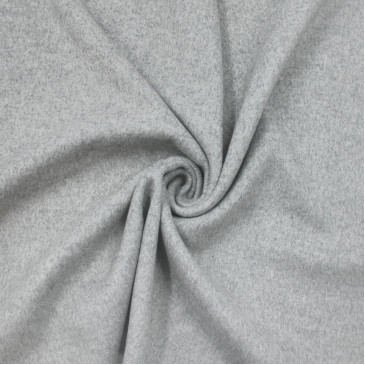 Пальтовая шерстяная ткань серого цвета