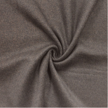 Пальтовая ткань коричневого цвета "диагональ"