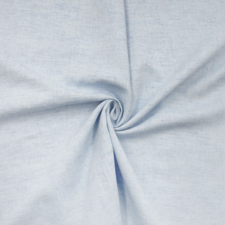 Ткань натуральная голубая
