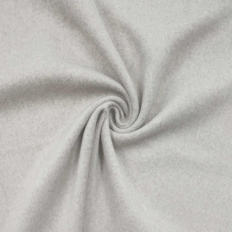 Пальтовая ткань "диагональ" овсяного цвета 