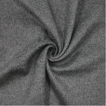 Пальтовая ткань темно-серая "диагональ"