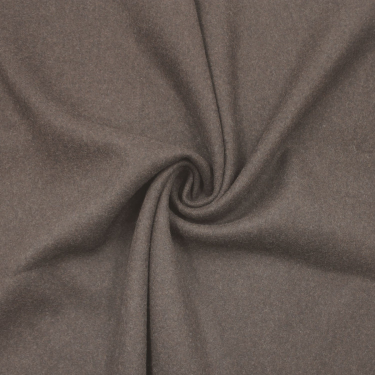 Пальтовая ткань цвета горького шоколада