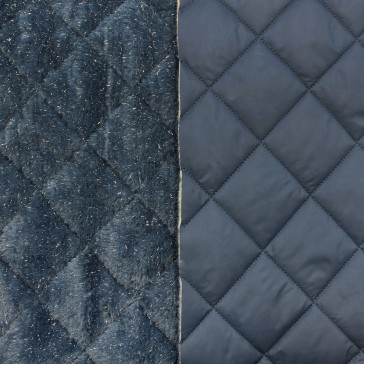 Стеганная ткань двухсторонняя с мехом Стеганная ткань двухсторонняя с мехом