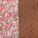 Стеганная двусторонняя вельветовая ткань 