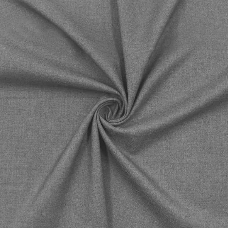 Костюмная полушерстяная ткань серого цвета
