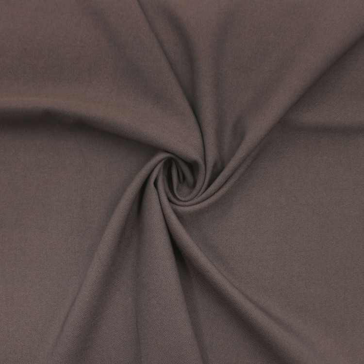 Костюмная полушерстяная ткань шоколадного цвета