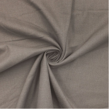 Костюмная полушерстяная ткань цвета кофе с молоком