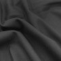 Костюмная черная полушерстяная ткань 