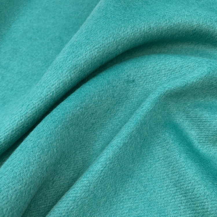 Пальтовая ткань бирюзовая