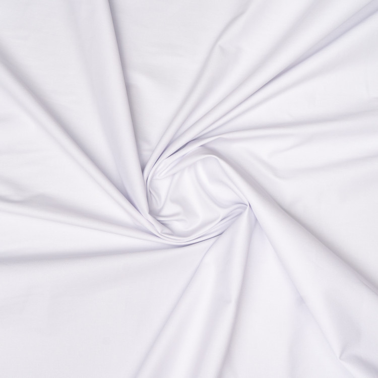Ткань рубашечная твил белого цвета Ткань рубашечная твил белого цвета