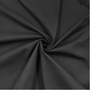 Ткань рубашечная твил черного цвета
