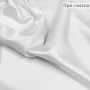 Искусственный шелк белого цвета