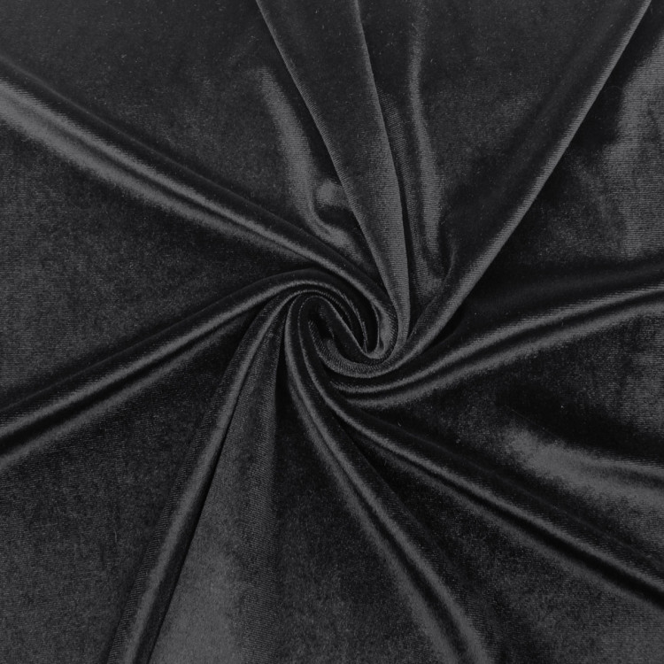 Бархат черного цвета