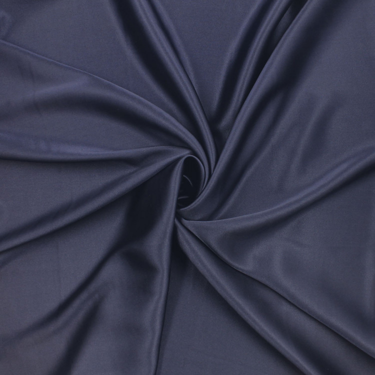 Ткань шелк темно синий