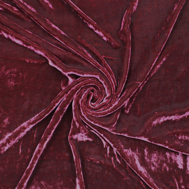 Бархатная ткань сливового цвета