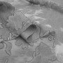 Ткань серая деворе из вискозы и полиэстера