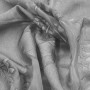 Ткань серая деворе из вискозы и полиэстера
