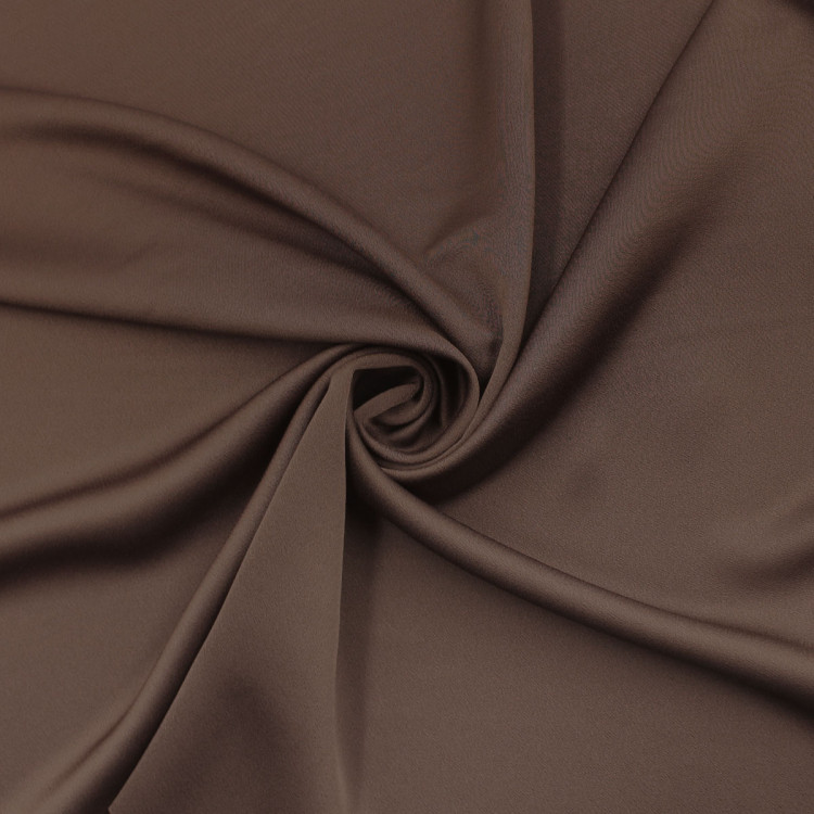Креп шоколадного цвета